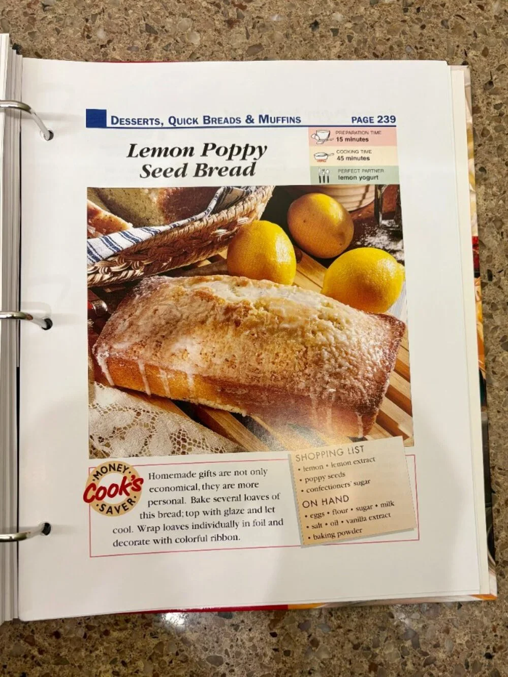 The Best of Everyday Cooking 3-Ring Binder Cookbook - Hardcover Book